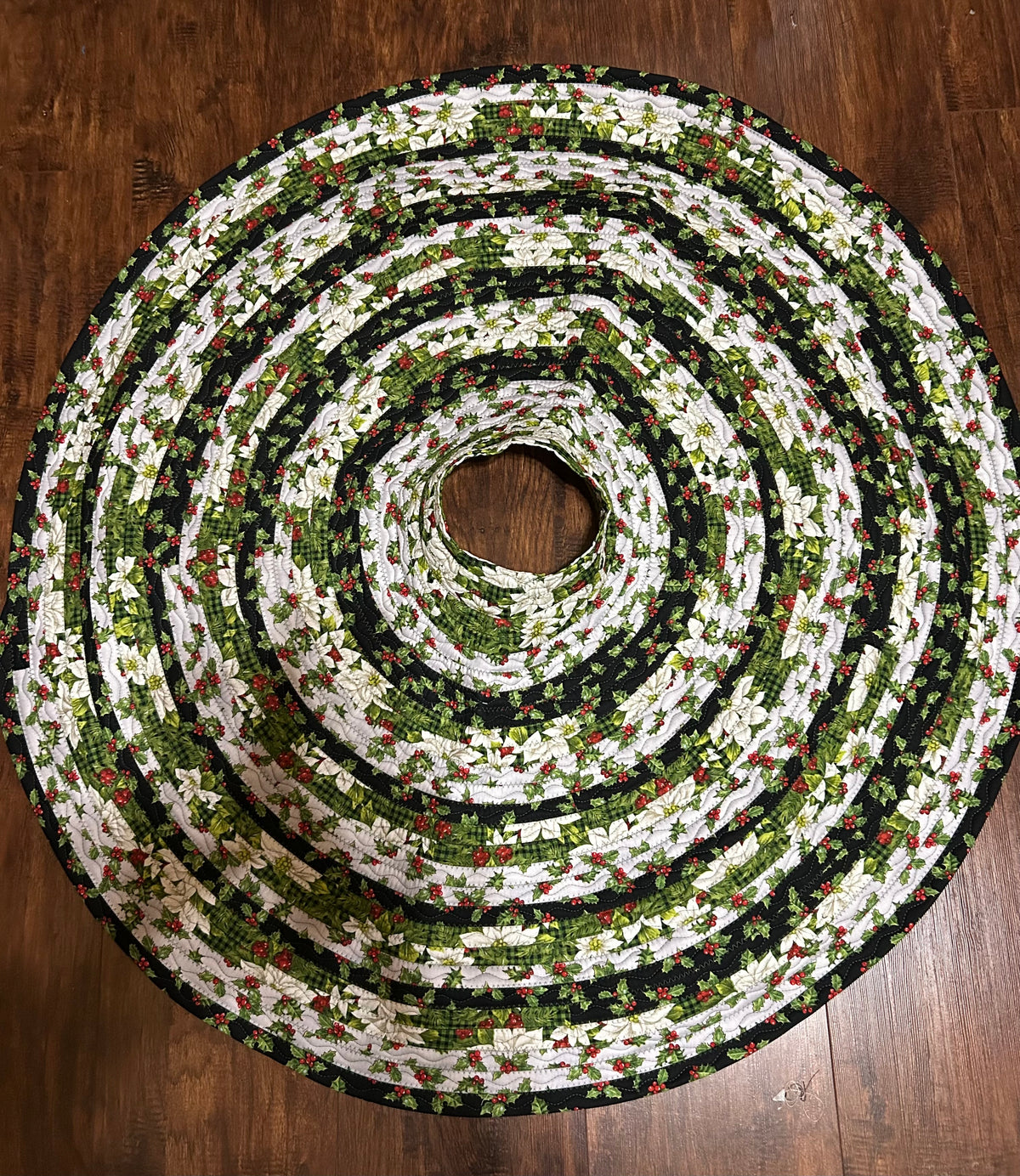 Holly Christmas Tree Skirt #2