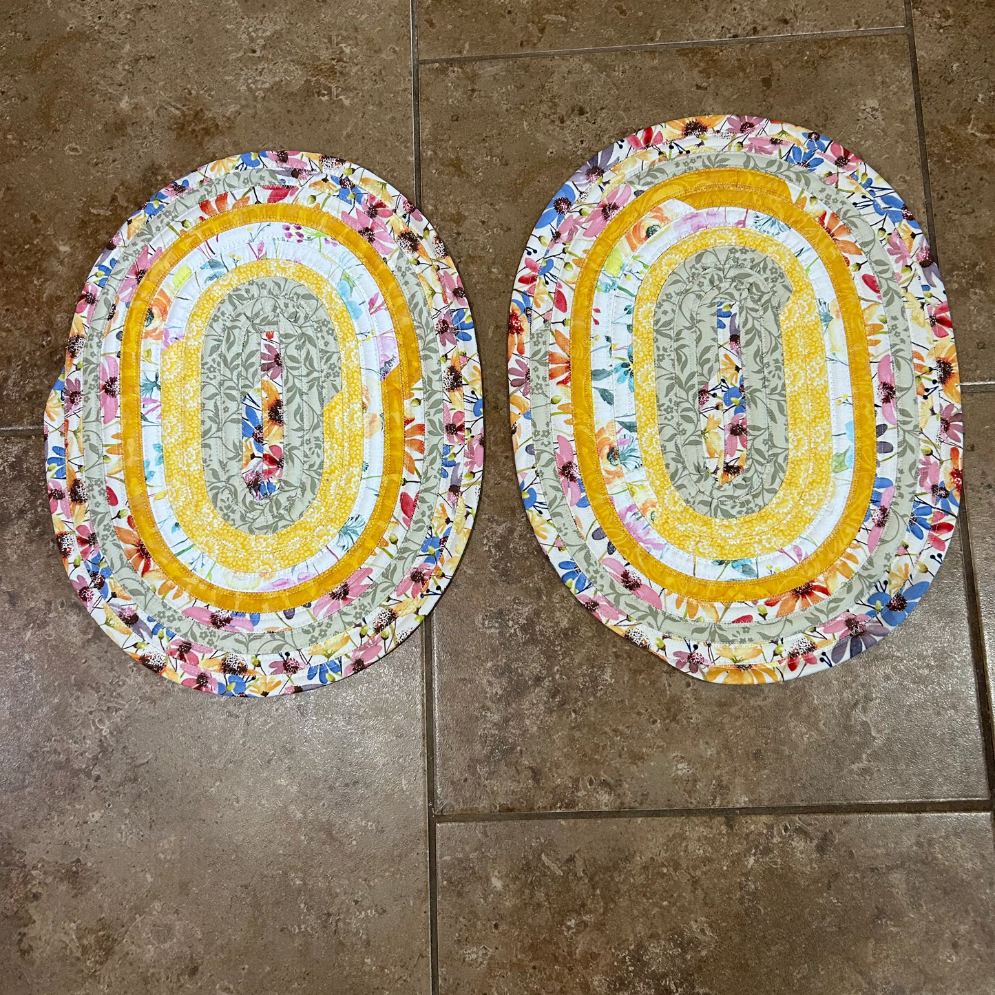 Springtime Placemats No. 2 - Set of 2