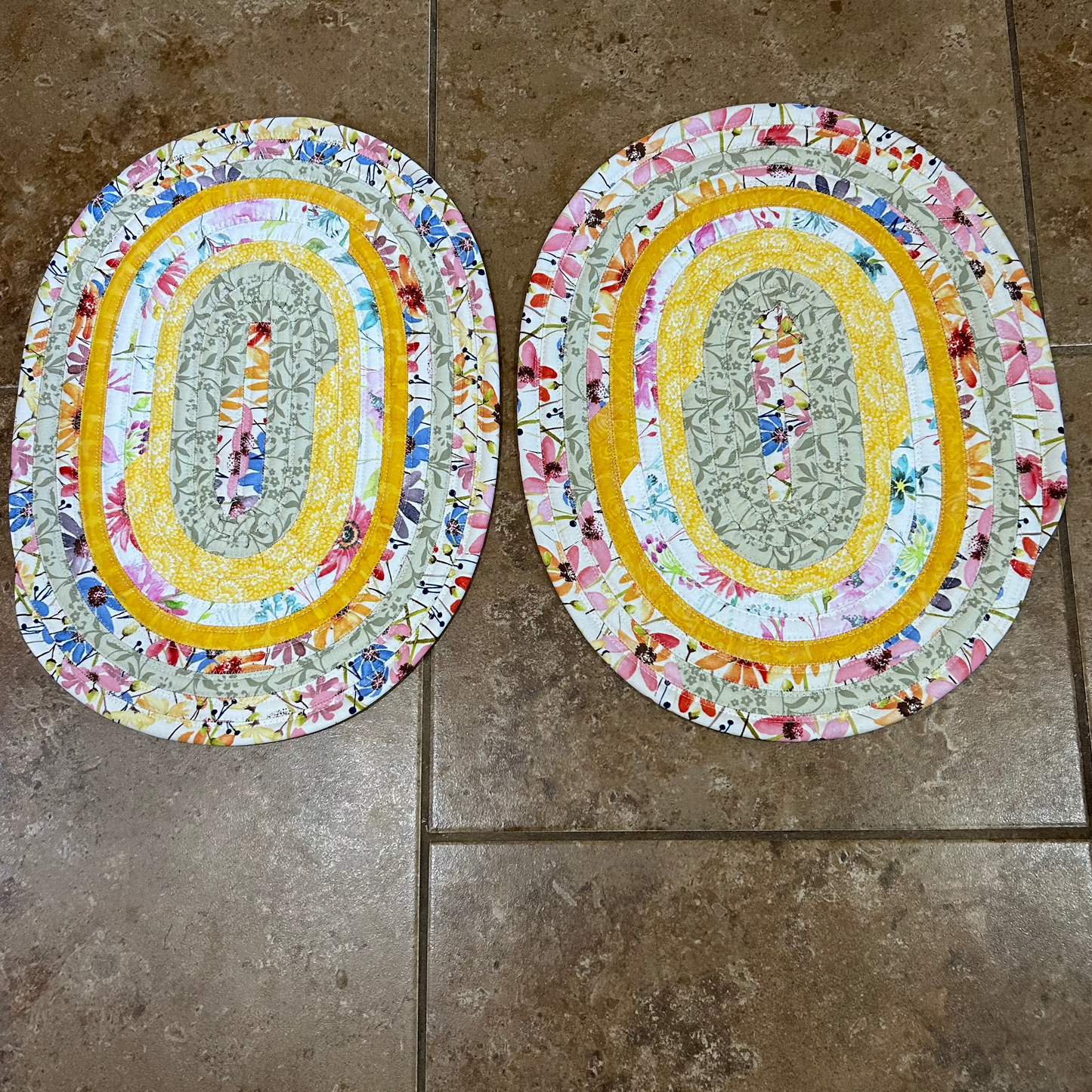 Springtime Placemats No. 3 - Set of 2