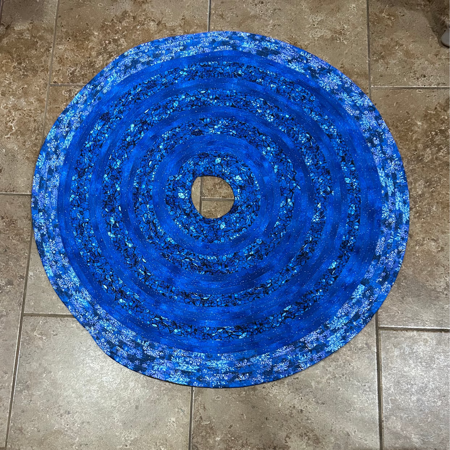 Blue Christmas Tree Skirt